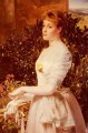 Retrato de Julia Smith Caldwell, pintor victoriano Anthony Frederick Augustus Sandys